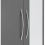 Seconique Nevada Mirrored 2 Door 1 Drawer Wardrobe in 3D Effect Grey Finish 4