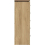 Seconique Charles 5 Drawer Narrow Chest Oak Effect Veneer with Walnut Trim 4