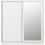 Nevada 2 Door Sliding Wardrobe White Gloss 9