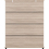 Seconique Oliver 4 Door Wardrobe Light Oak Effect 12