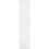 Seconique Nevada 1 Door 1 Drawer Wardrobe White Gloss Finish 6