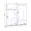 Seconique Nevada 2 Door Sliding Wardrobe Grey Gloss 11