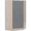 Seconique Nevada 2 Door Corner Wardrobe in Grey Gloss and Oak Effect Finish 3