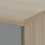 Seconique Nevada 3 Drawer Chest Grey Gloss/Light Oak Effect Veneer 9