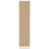 Seconique Nevada 1 Door 1 Drawer Wardrobe White Gloss Finish 8
