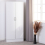 Seconique Nevada 2 Door All Hanging Wardrobe in White Gloss Finish 5