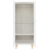 Seconique Dixie 2 Door Wardrobe in Dusty Grey and White 4