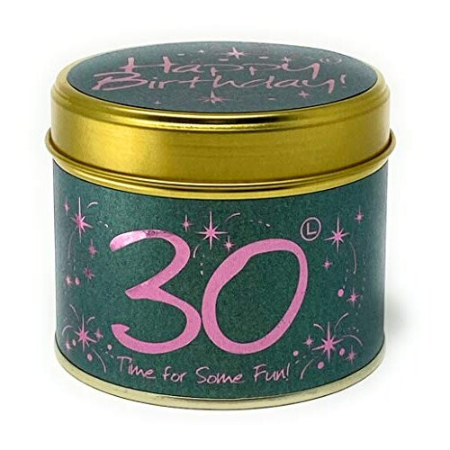 Lily-Flame Lily Flame Happy Birthday 30th Scented Candle Tin 2