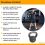 (4Kg) PhysioRoom Black Kettlebell 4kg - 20kg 5