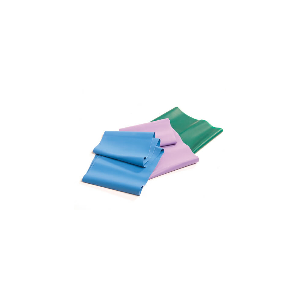 (Green - Light) PhysioRoom Latex Resistance Band - 1.2m