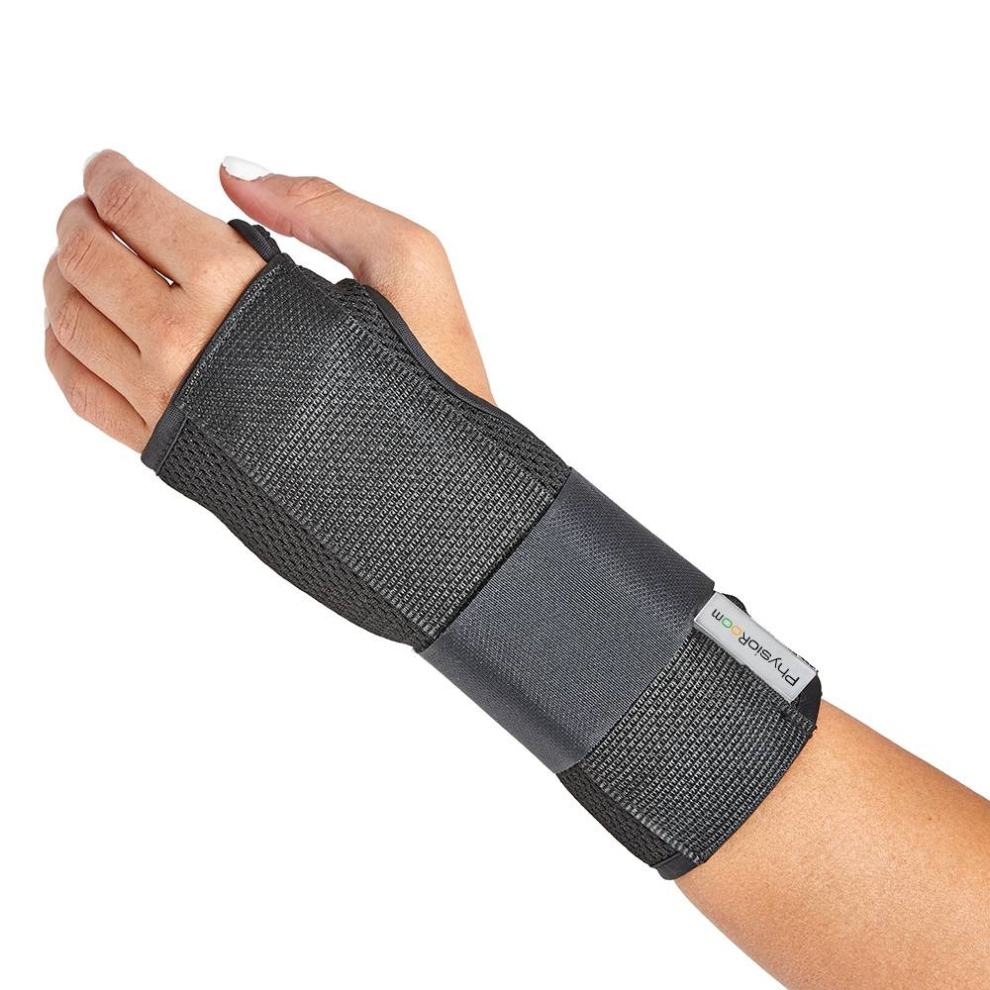 (Medium) PhysioRoom Wrist Brace with Stabilising Splint