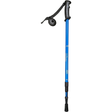 Blue Telescopic Hiking Pole Lightweight Anti-Shock Aluminium Trekking Stick With Adjustable Height & Ergonomic Grip