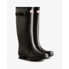 (Women's UK 3) Women's Field Huntress Wide Leg Black Wellingtons