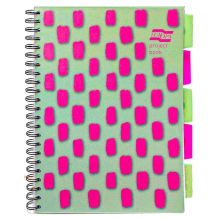Europa A4 Project Book 200 Pages Pink