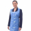 (White, 500) Disposable Plastic Aprons Blue or White Eco Flat Pack Polythene Aprons 5