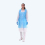 (Blue, 100) Disposable Plastic Aprons Blue or White Eco Flat Pack Polythene Aprons 2