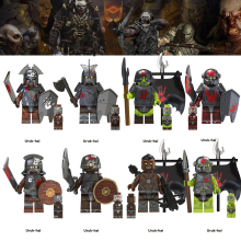 (8PCS Uruk-hai -A) 16PCS Lord of the Rings Uruk-hai Minifigures Toys Fit Lego