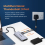 USB C Docking Station,14 IN 1 - Triple Display, 100W PD Charging 3