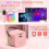 Mini Karaoke Machine for Kids Portable Bluetooth Speaker & 2 Microphone with LED 6
