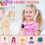 Mini Karaoke Machine for Kids Portable Bluetooth Speaker & 2 Microphone with LED 8
