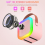 Mini Karaoke Machine for Kids Portable Bluetooth Speaker & 2 Microphone with LED 5