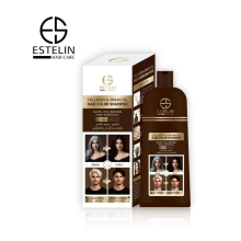 Estelin Collagen & Argan Oil Hair Color Shampoo Dark Brown 400ml