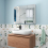 Costway Wall-Mounted 3-Door Bathroom Mirror Cabinet Cupboard Adjustable Shelves 6