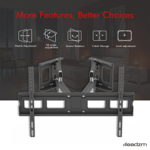 32"-70" Corner Full Motion Articulating TV Wall Mount Bracket VESA 600*400