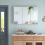 Costway Wall-Mounted 3-Door Bathroom Mirror Cabinet Cupboard Adjustable Shelves 7