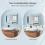 Costway Wall-Mounted 3-Door Bathroom Mirror Cabinet Cupboard Adjustable Shelves 2