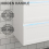 900mm Bathroom Vanity Unit & Basin Sink Storage Cabinet Light Grey 8