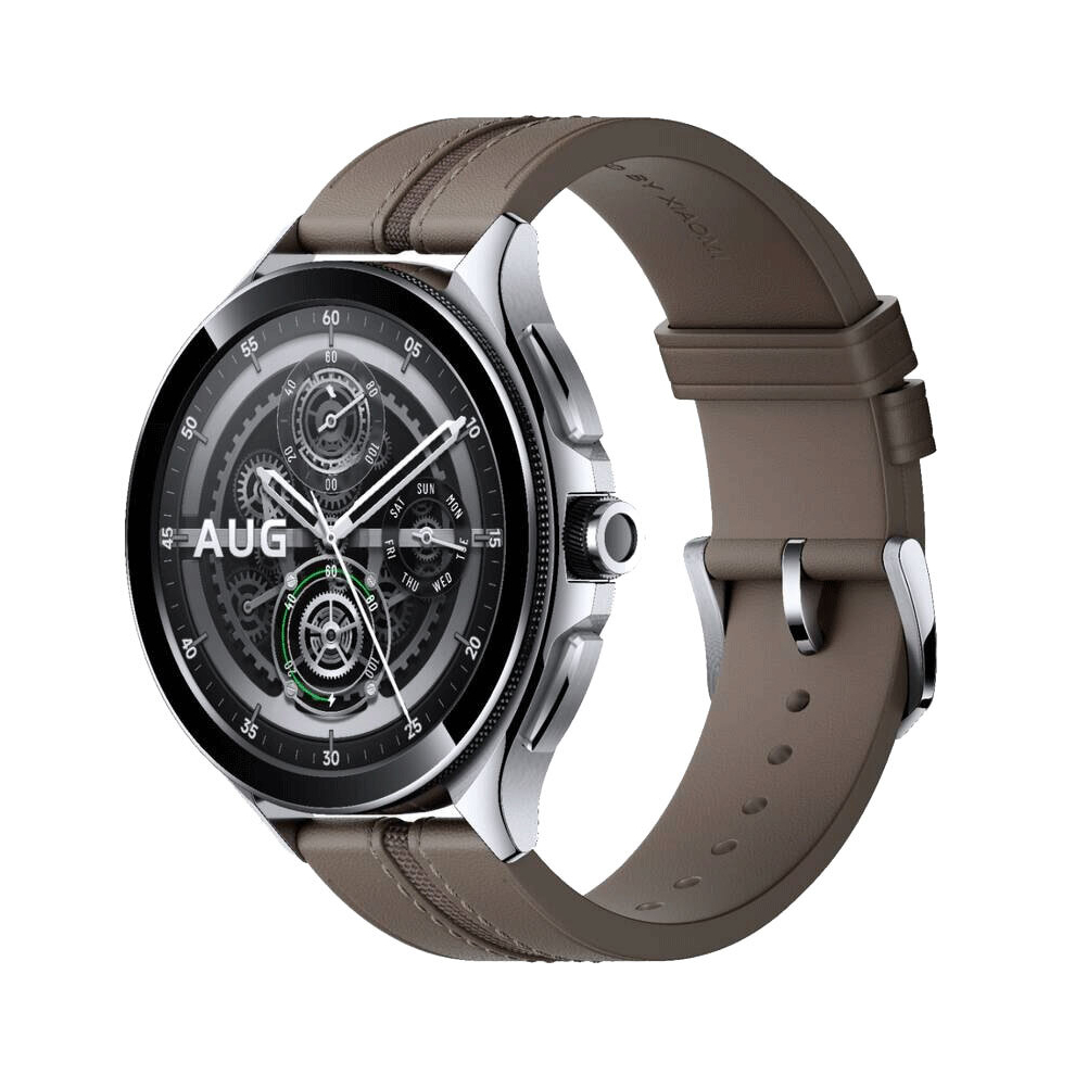 Xiaomi Watch 2 Pro 4G Silver Case With Brown Bhr7210gl Brown,Silver
