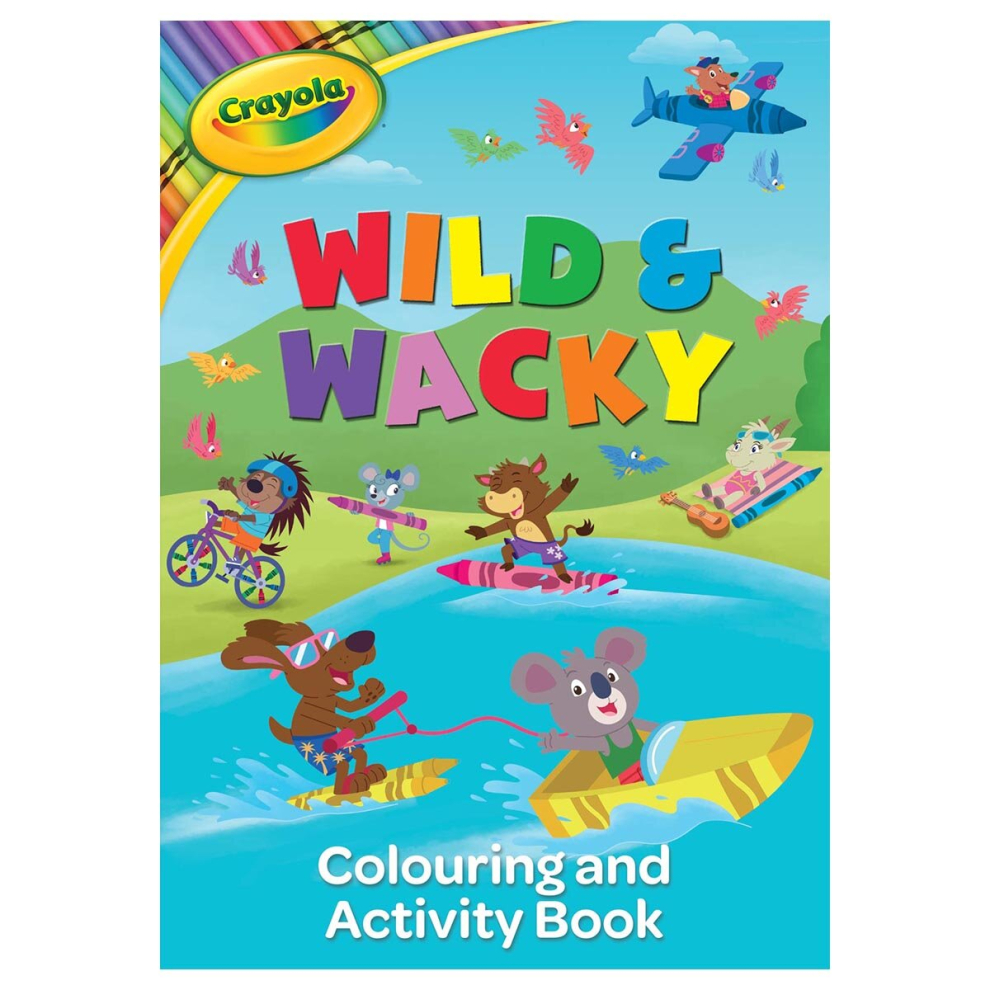 Crayola Wild & Wacky Colour & Activity Bk