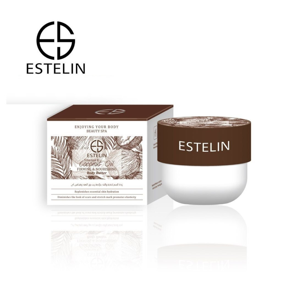 Estelin Coconut Oil & Vitamin E Firming & Nourishing Body Butter 250 g