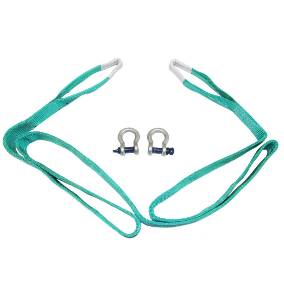 Heavy Duty Tow Strap 6 Ton 5 Metre With Shackles (Recovery Towing 6T) 600988479142