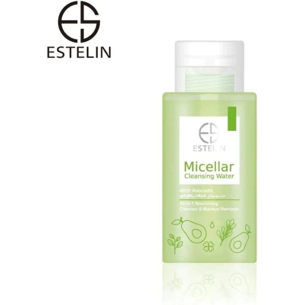 Estelin Micellar Cleansing Water With Avocado Face Cleanser 300ml