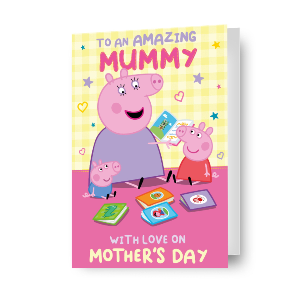 Mother's Day Card Peppa Pig Amazing Mummy