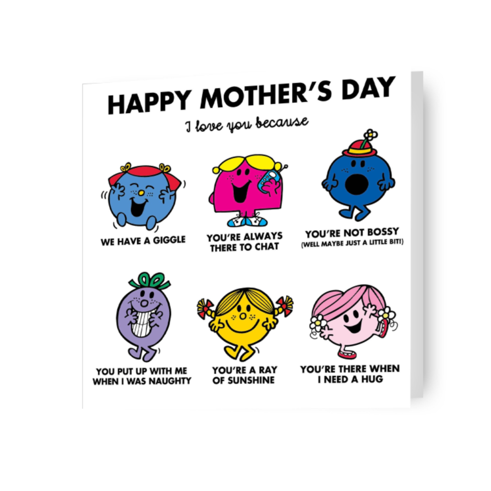 Mother's Day Card Mr Men & Little Miss