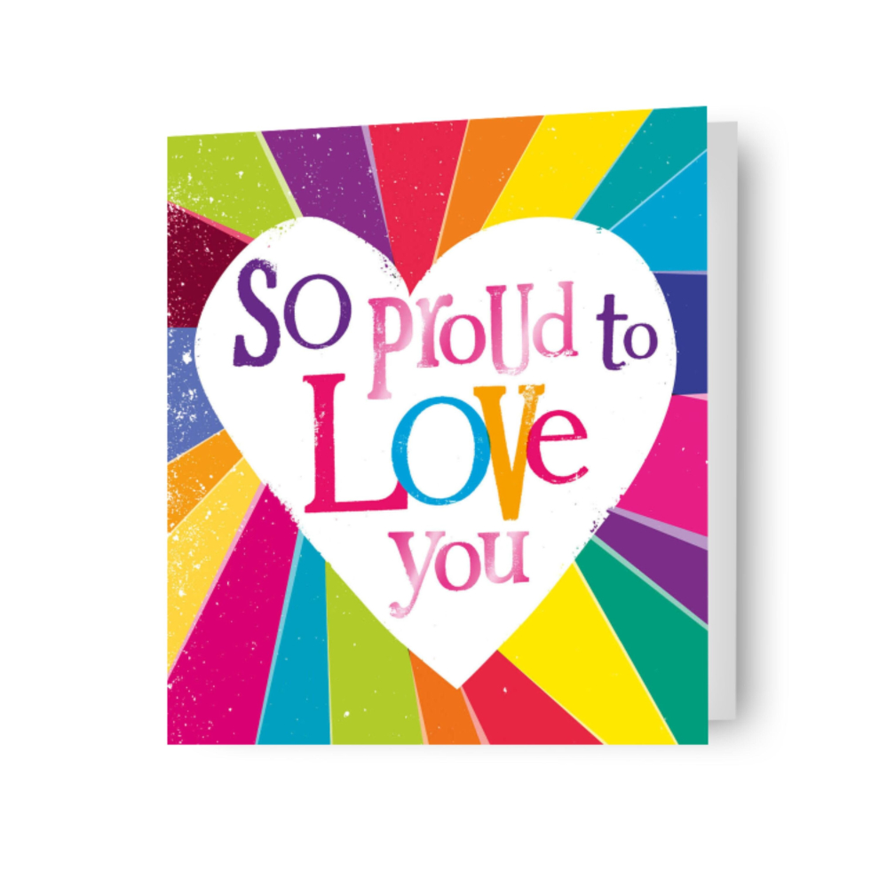 Valentine's Day Card The Brightside Pride Rainbow