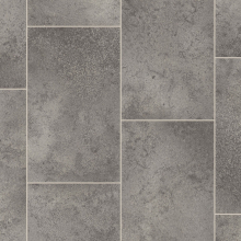 (1m(3'3") X 2m(6'6")-2m², Neptune Grey Tile) Tile Effect Anti Slip Lino Vinyl Flooring For LivingRoom, Kitchen Sheet Vinyl