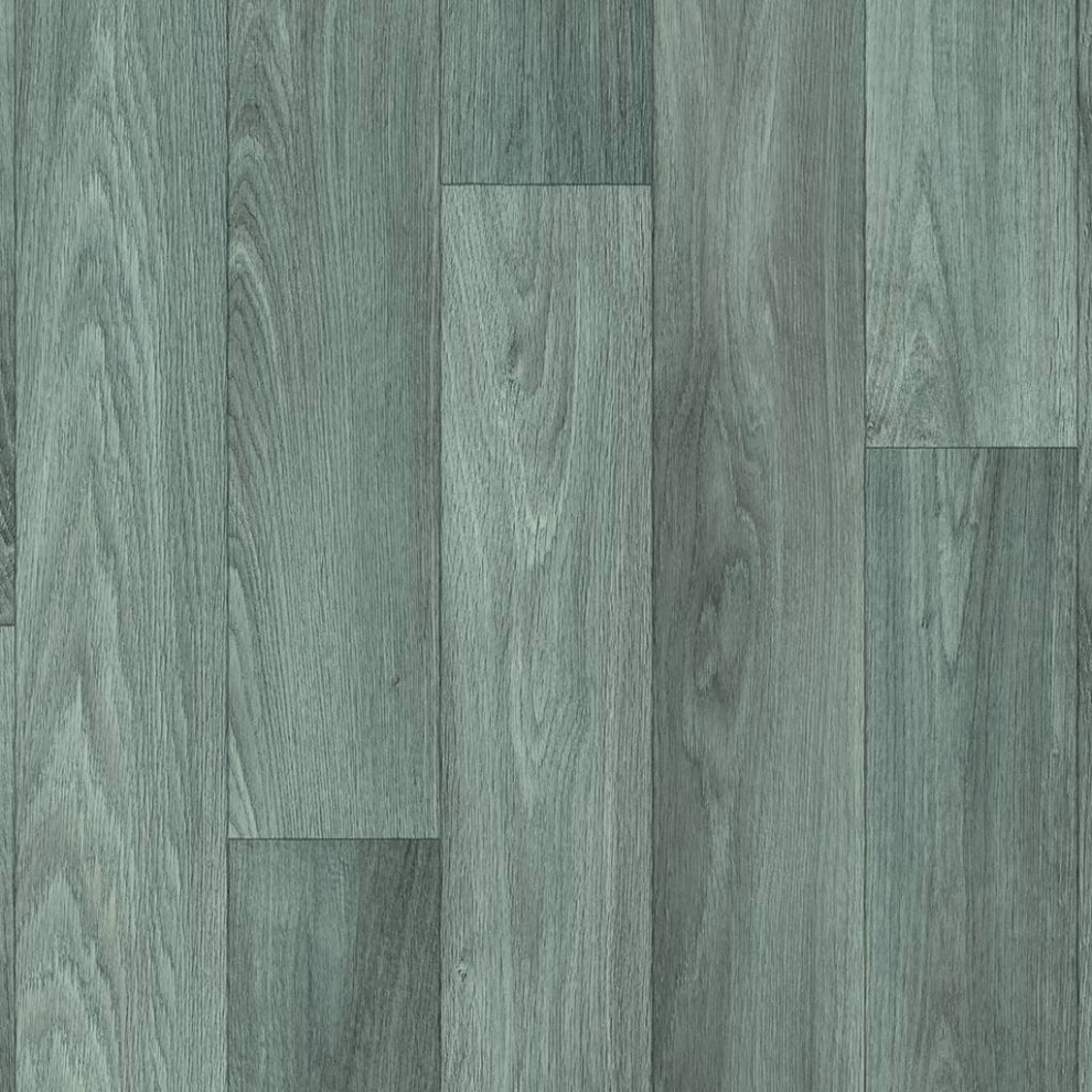(8M(26'3") X 2M(6'6")-16Mâ², Dark Grey Narrow Plank 666) Slip Resistant Wood Effect Lino Vinyl Flooring For Home Kitchen Bedroom Bathroom 9505657483363
