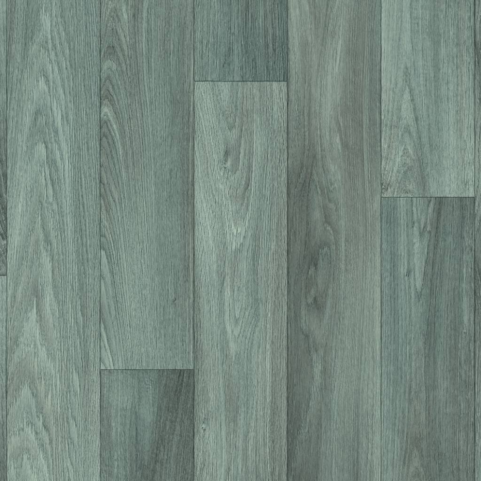 (4m(13'1") X 3m(9'9")-12mÂ², Dark Grey Narrow Plank 666) Slip Resistant Wood Effect Lino Vinyl Flooring For Home Kitchen Bedroom Bathroom