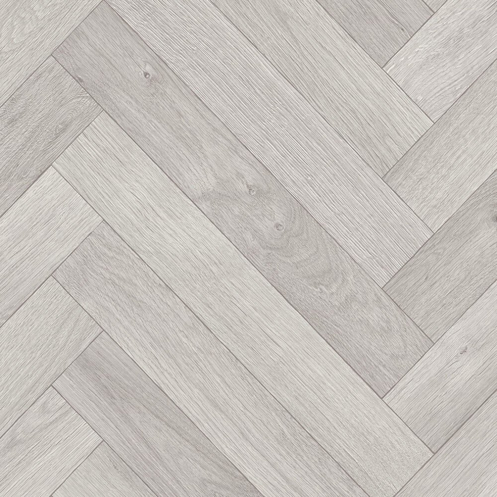 (6M(19'8") X 2M(6'6")-12Mâ², Neptune Silver Herringbone) Herringbone Wood Effect Vinyl Flooring For Livingroom, Kitchen Vinyl Sheet 9507155285661