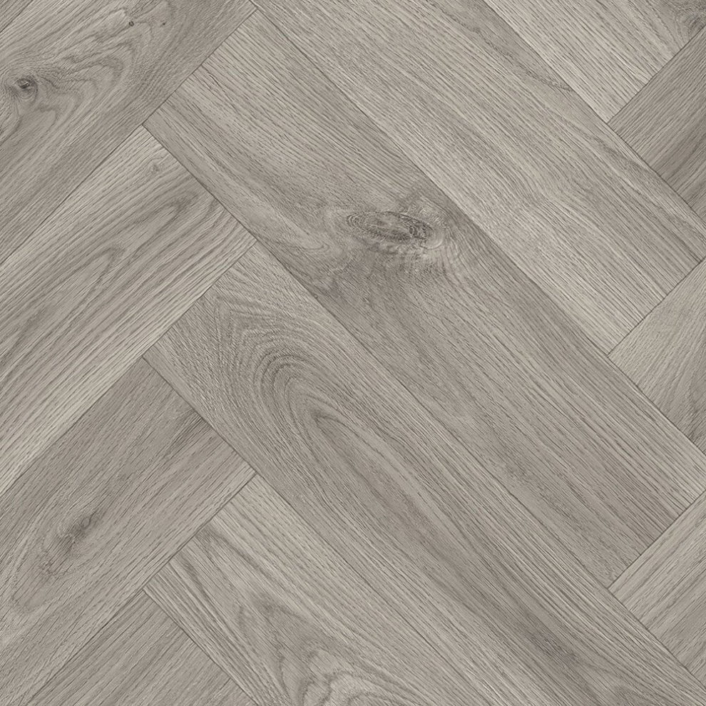 (7M(23') X 2M(6'6")-14Mâ², Uranus Silver Herringbone) Herringbone Wood Effect Vinyl Flooring For Livingroom, Kitchen Vinyl Sheet 9509318616381