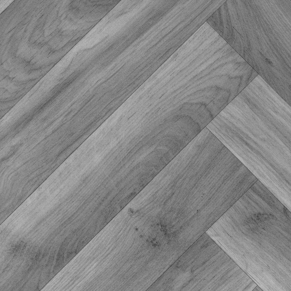 (2M(6'6") X 4M(13'1")-8Mâ², Earth Grey Herringbone) Herringbone Wood Effect Vinyl Flooring For Livingroom, Kitchen Vinyl Sheet 9502569128962