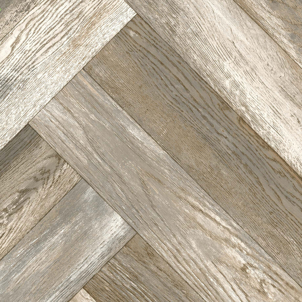 (4M(13'1") X 4M(13'1")-16Mâ², Neutral Oak Herringbone 04) Herringbone Wood Effect Vinyl Flooring For Livingroom Kitchen Vinyl Sheet 9504877846712