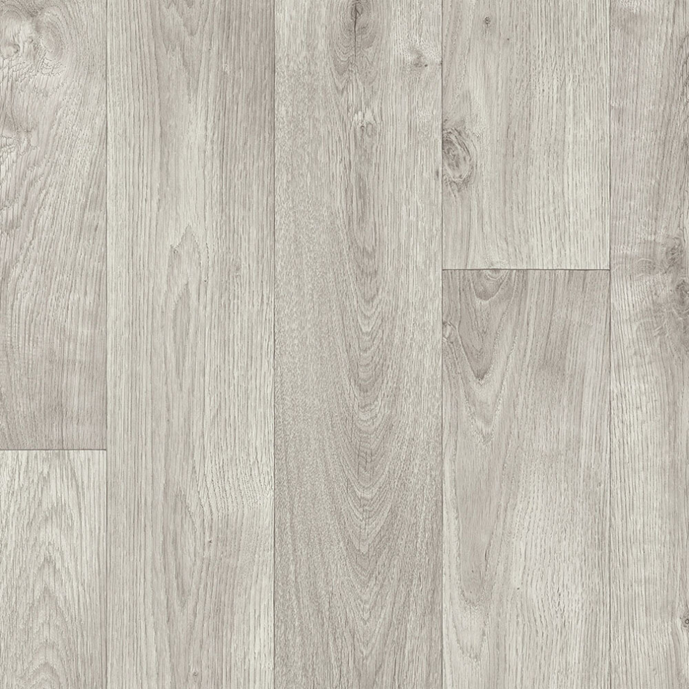 (2M(6'6") X 4M(13'1")-8Mâ², Silver Narrow Plank 05) Wood Effect Narrow Pattern Non Slip Lino Vinyl Flooring For Livingroom Kitchen 9506471947857