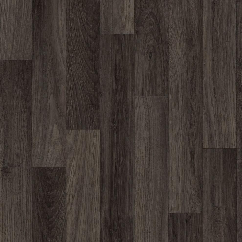 (4M(13'1") X 4M(13'1")-16Mâ², Black Narrow Plank 08) Narrow Pattern Non Slip Wood Effect Lino Vinyl Flooring For Home And Kitchen 9509854235749