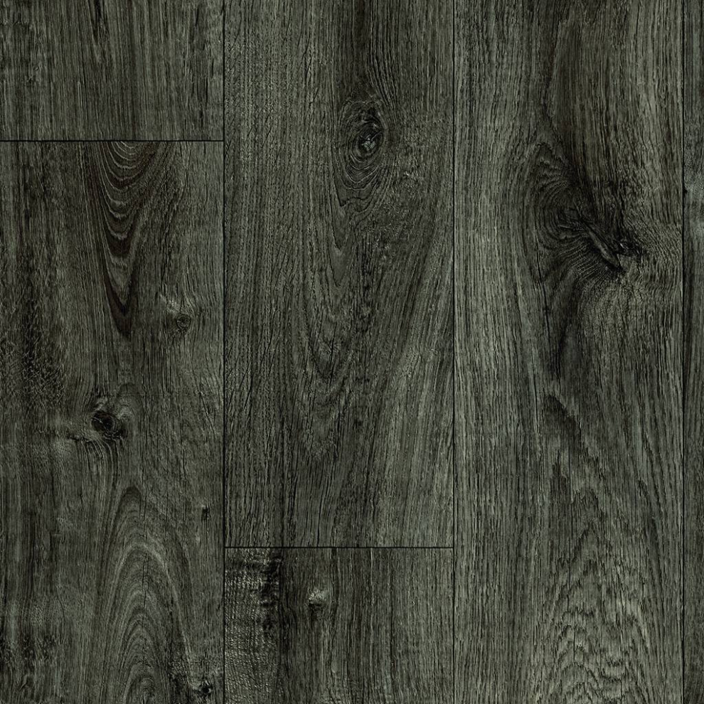 (1M(3'3") X 4M(13'1")-4Mâ², Dark Black Narrow Plank 07) Wood Effect Narrow Pattern Non Slip Lino Vinyl Flooring For Livingroom Kitchen 9506569451372