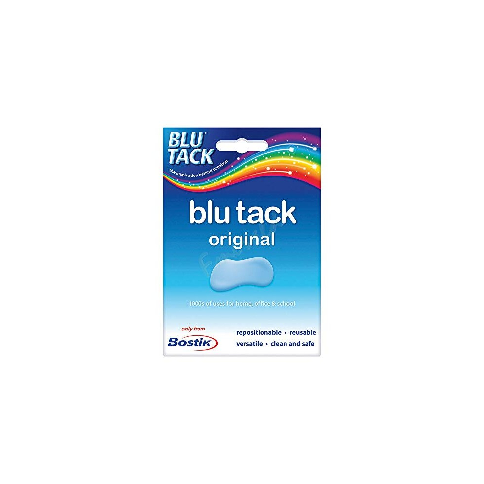 BOSTIK TAK STICKY ADHESIVE BLUE TACK BLU TAC BLUTACK BLUETAC UHU BOSTICK HOME